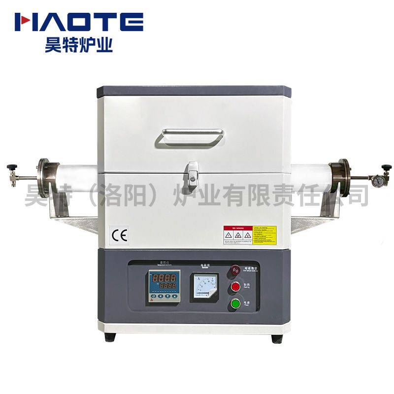 管式爐1200℃管徑100加熱區300電阻絲加熱新配色灰白